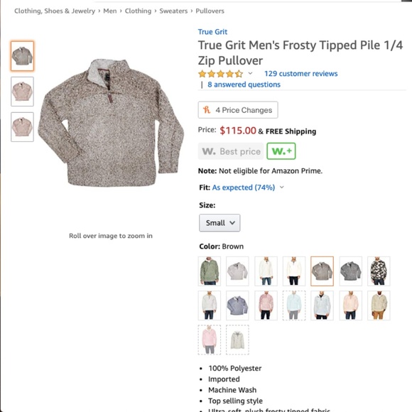 True Grit Pile Pullover - Picture 6 of 6